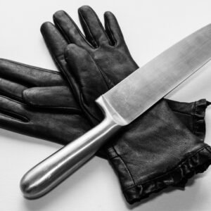 Black Lather Glove Extra Saftey